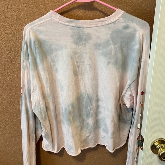 Ramen x Hello Kitty Tie Dye Crop Long Sleeve - Picture 4 of 5